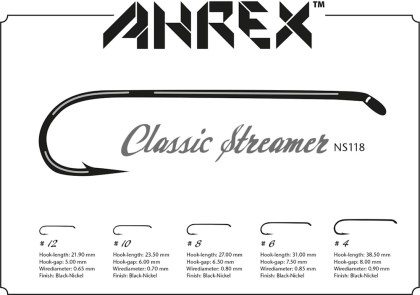 Haki muchowe Ahrex NS118 Classic Streamer D/E